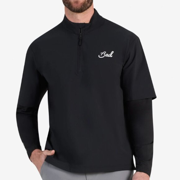 Bad Birdie Other - NWT New Bad Birdie Men's Mechanism Quarterzip Large L Golf Pullover Outerwear